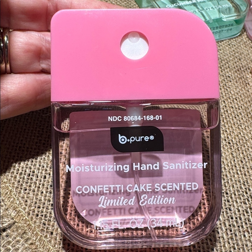NEW b•pure Moisturizing Hand Sanitizer limited edition set of 4 - Picture 2 of 6